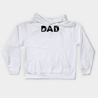 hunting dad -fathers day Kids Hoodie